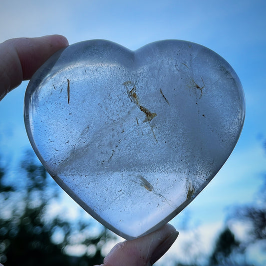 Smokey Quartz Heart - Shiny Crystals