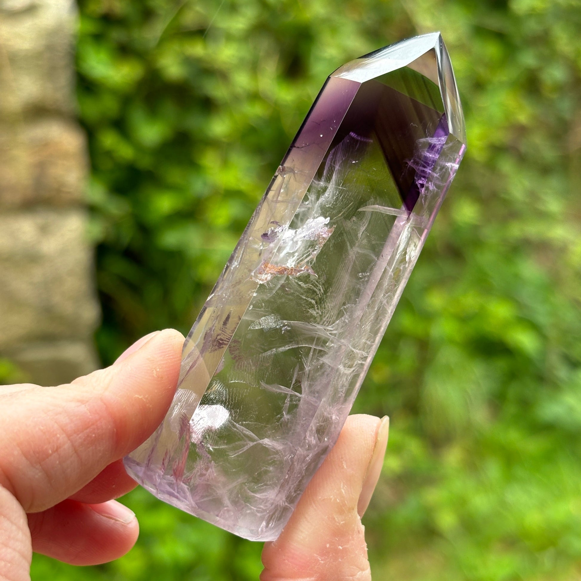 Stunning Brazilian Amethyst Point #3 - Shiny Crystals