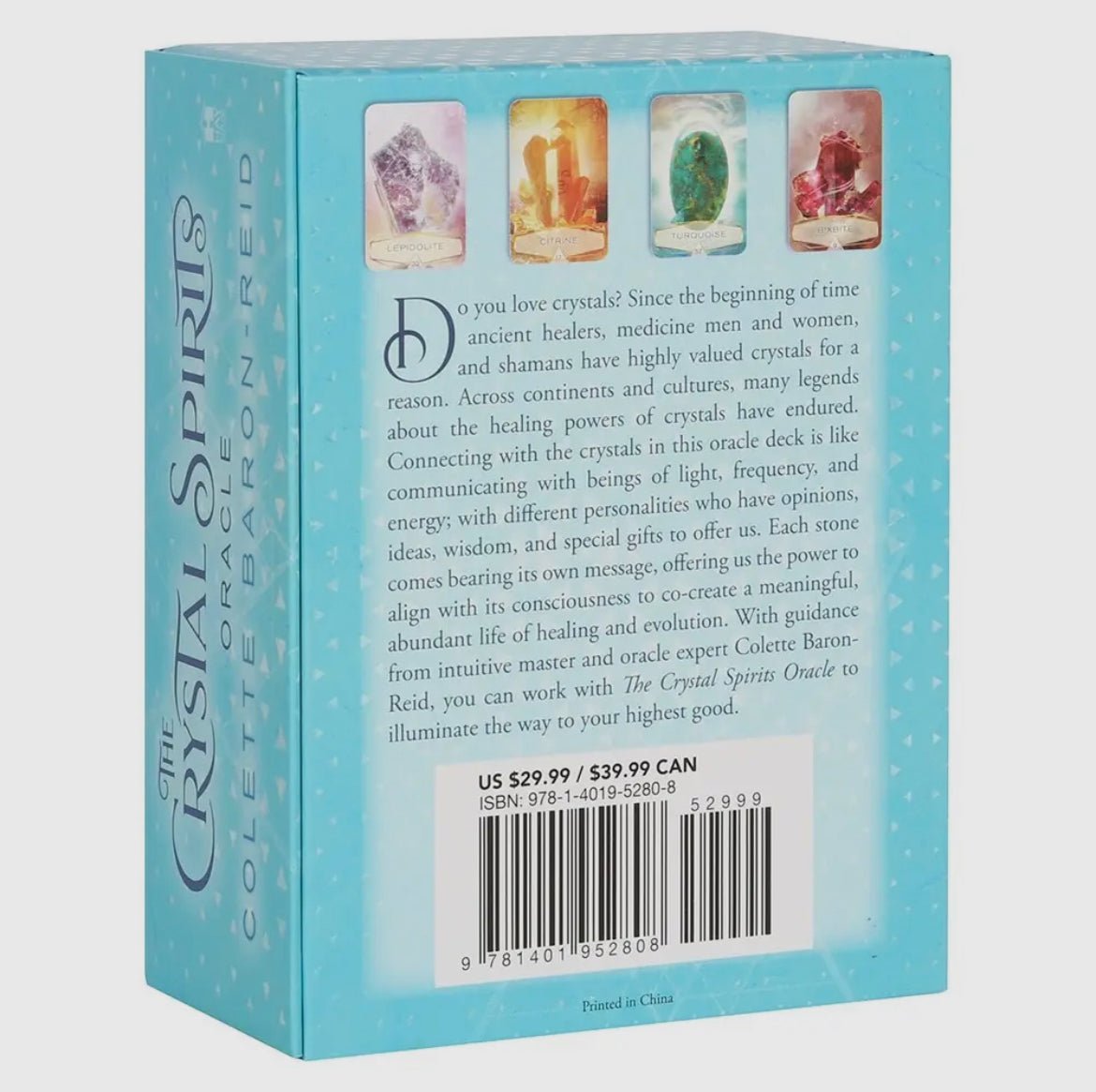 The Crystal Spirits Oracle Cards - Colette Baron-Reid - Shiny Crystals