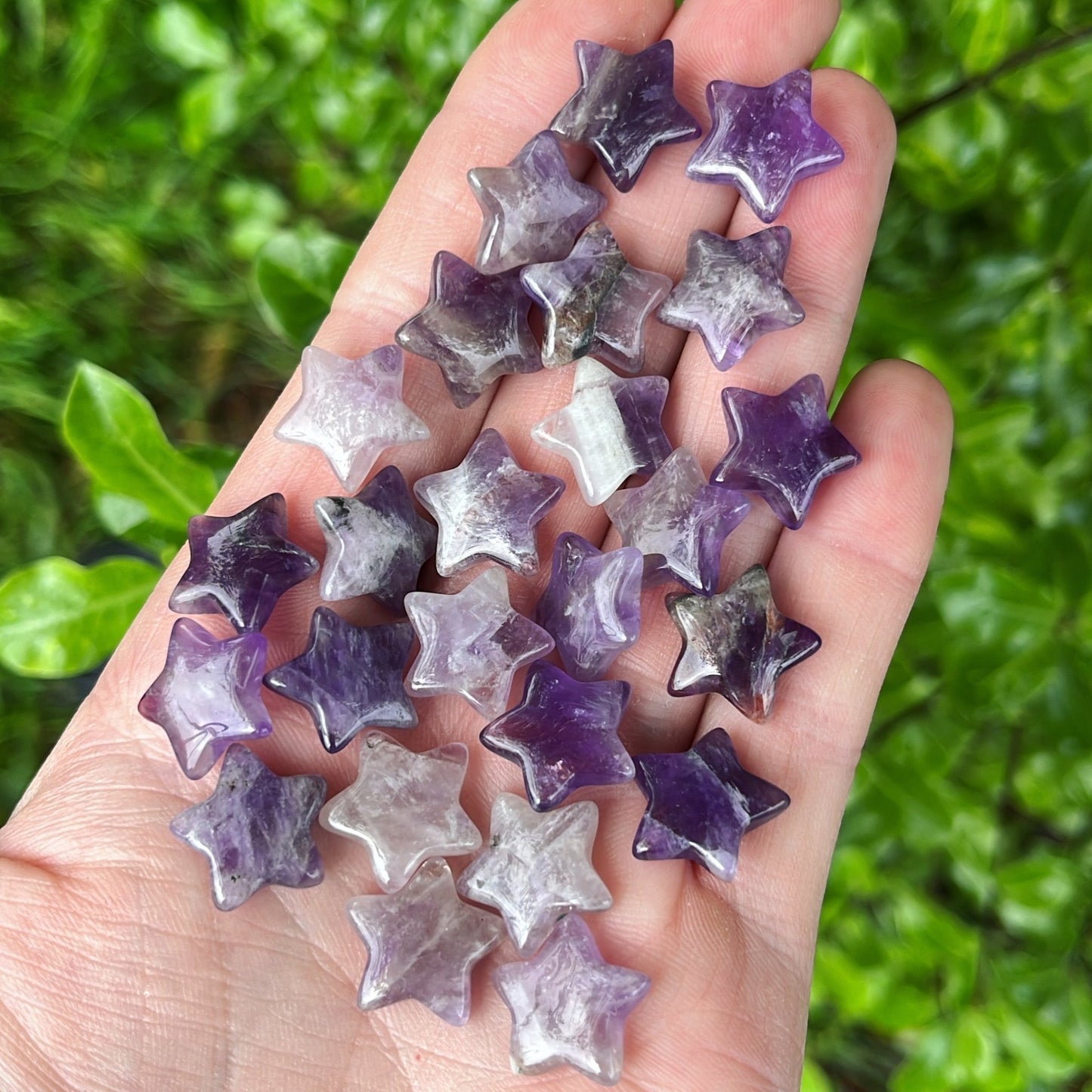 Tiny Amethyst Star - Shiny Crystals