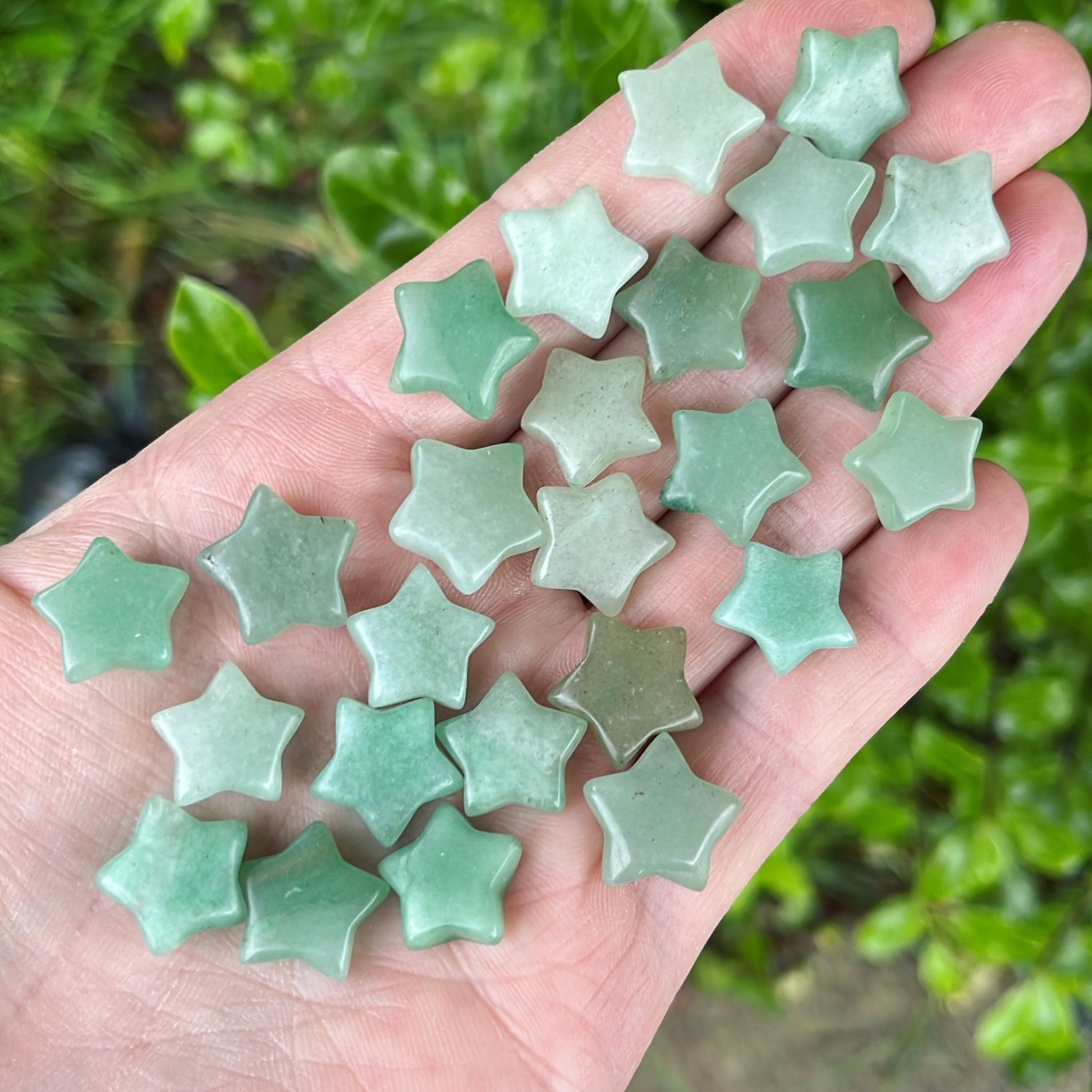 Tiny Green Aventurine Star - Shiny Crystals