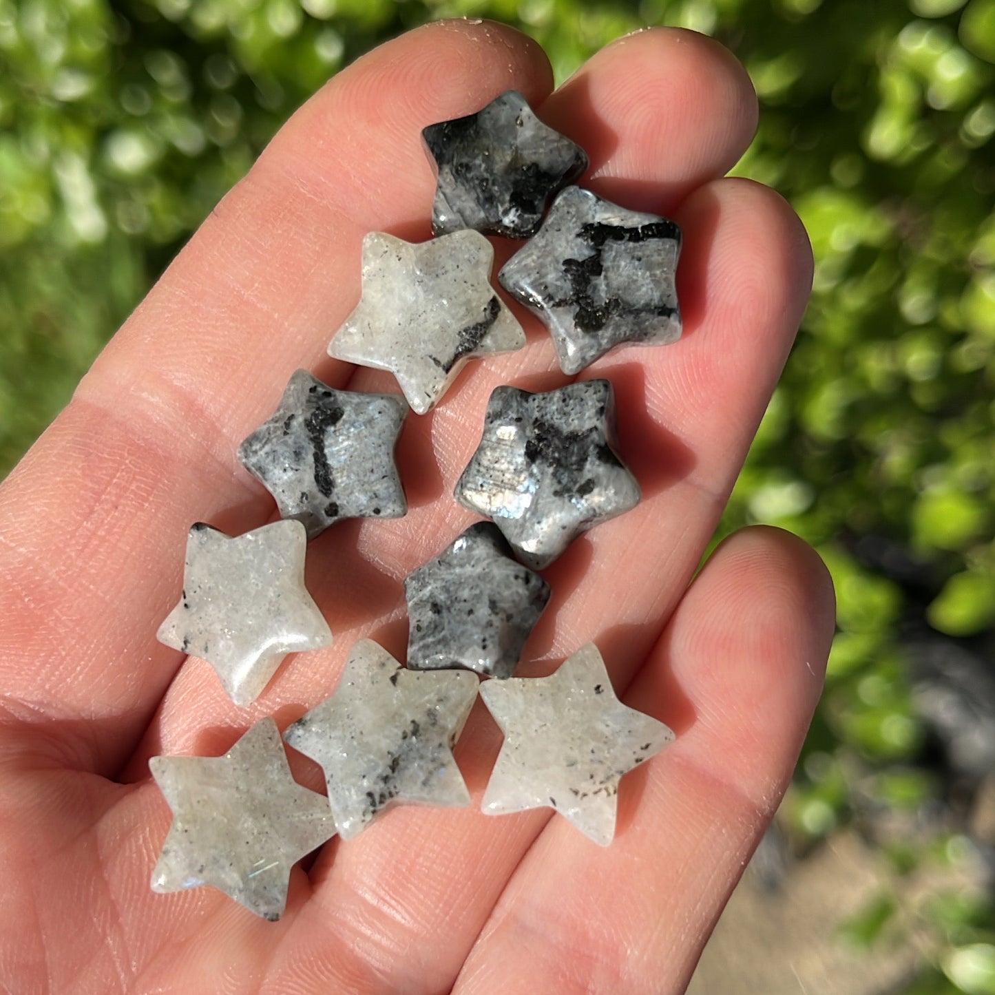 Tiny Labradorite Star - Shiny Crystals