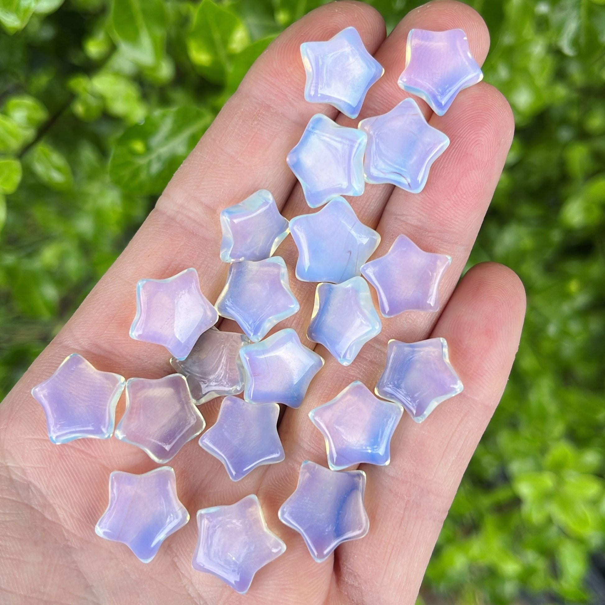 Tiny Opalite Star - Shiny Crystals